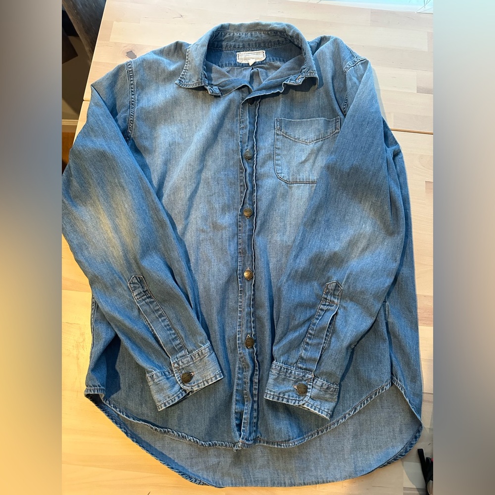 Current/Elliott Denim Shirt Womens Size 3